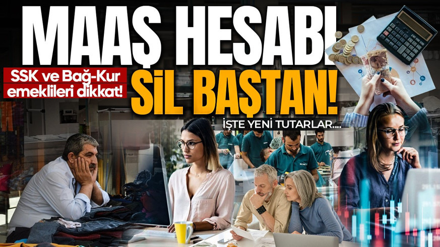 EMEKLİ ZAMMI SON DAKİKA! 3 aylık enflasyon belli oldu, maaşlar değişti: Ocak ayında ne kadar olacak? 23 bin 552 TL alanlar...