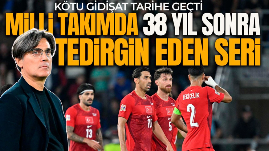 A Milli Takım'dan tedirgin eden seri! 38 yıl sonra bir ilk yaşandı
