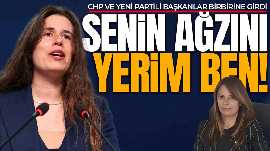 CHP ile YENİ Partili başkanlar birbirlerine girdi! Lal Denizli'den ilçe başkanına olay yanıt: Senin ağzını yerim ben