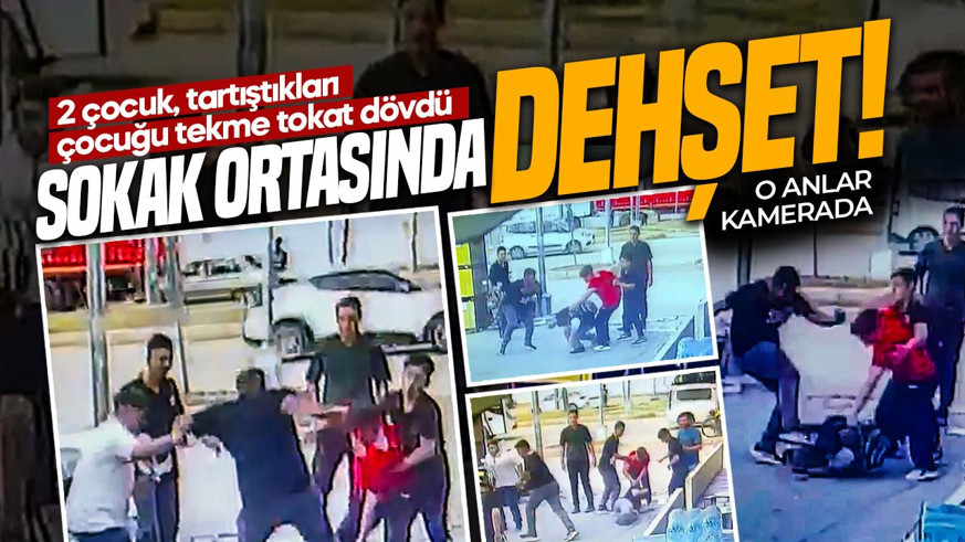 Sokak ortasında dehşeti yaşattılar! Adana'da tekmeli yumruklu zorbalık: O anlar kamerada
