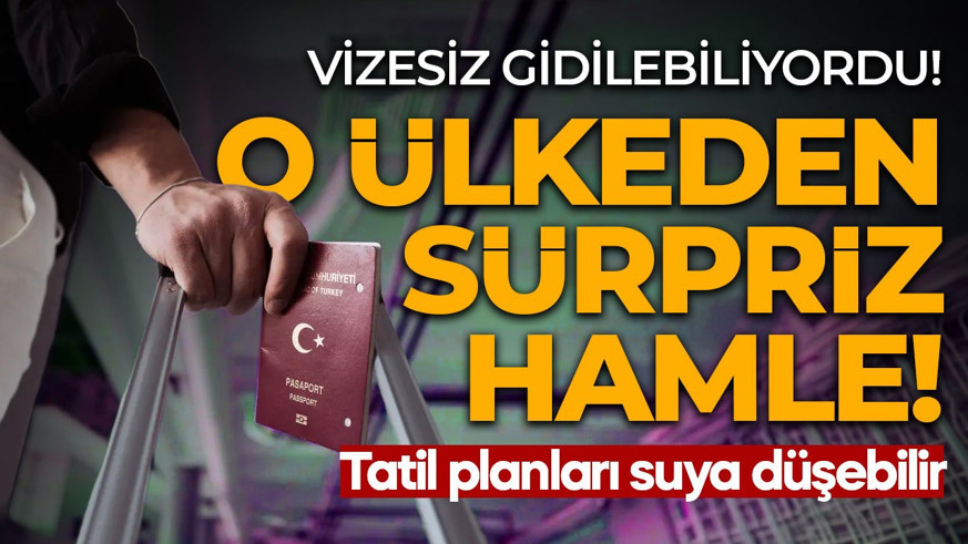 Vizesiz gidilen ülkede hesaplar değişecek! Tatilin sonuna "sürpriz" geliyor!
