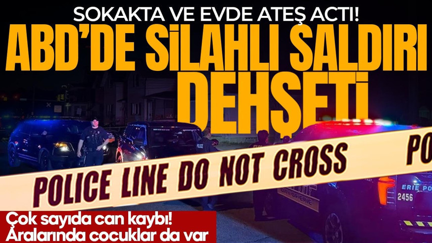ABD'de silahlı saldırı dehşeti! 9 kişi öldürüldü: Aralarında çocuklar da var!