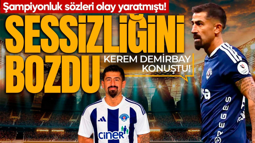 Şampiyonluk sözleri olay yaratmıştı! Kerem Demirbay sessizliğini bozdu!