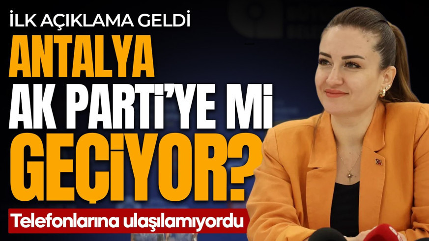 Antalya Büyükşehir Başkanvekili Özdemir AK Parti'ye mi geçecek? Parti değişikliği iddialarına yanıt verdi