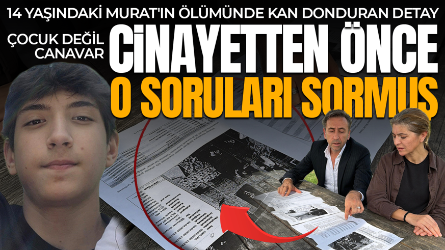14 yaşındaki Murat'ın ölümünde kan donduran detay: Yapay zekaya sorduğu sorular ortaya çıktı! Her şeyi planlamış