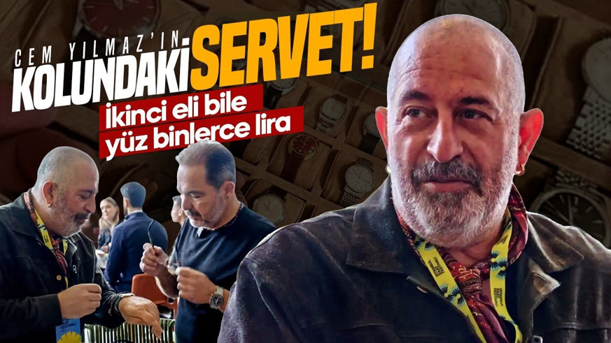Cem Yılmaz’ın kolundaki servet! Fiyatı dudak uçuklattı