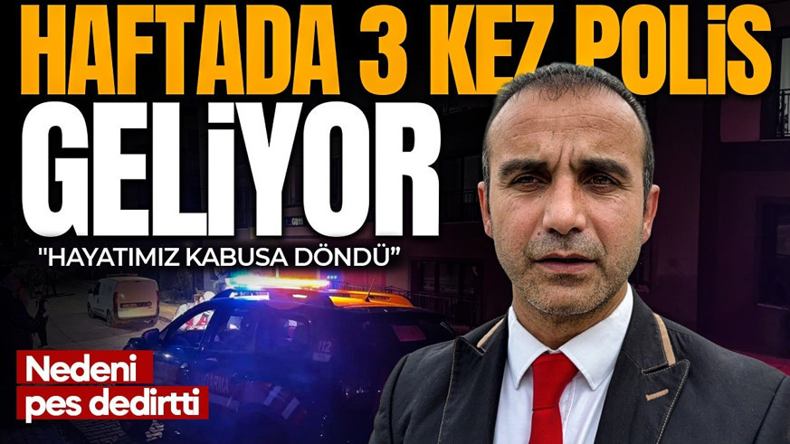 Samsun'da pes dedirten olay! Evine haftada 3 kez polis geliyor! Nedeni şaşırttı