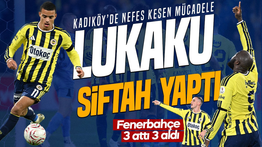 Lukaku siftah yaptı! Fenerbahçe evinde Alanyaspor'u 3 golle devirdi