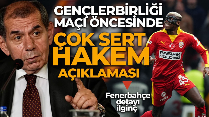 Galatasaray'dan zehir zemberek hakem açıklaması: Fenerbahçe detayı dikkat çekti