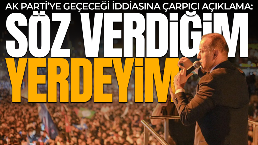 Bir belediye daha AK Parti'ye geçecek iddiası! Açıklama geldi