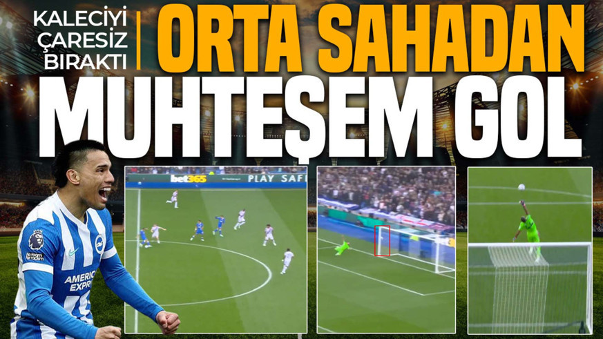 Premier Lig’de inanılmaz gol! Diego Gómez müthiş füzesiyle orta sahadan ağları sarstı