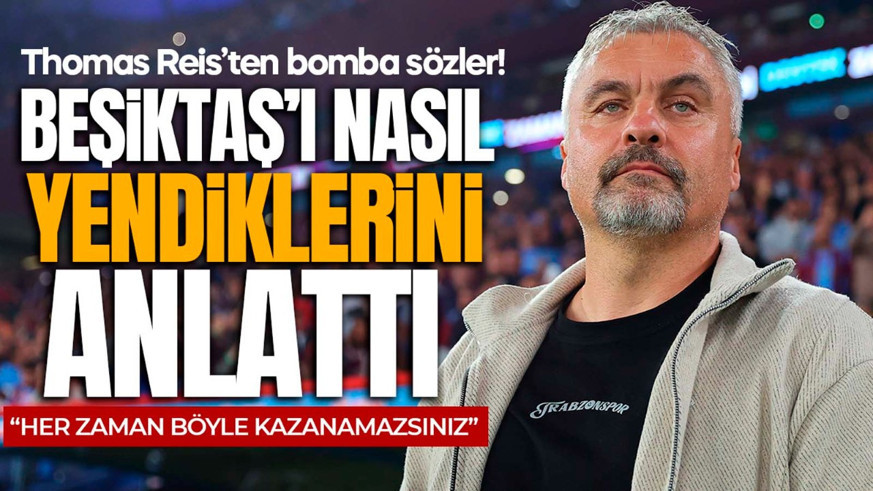 Trabzonspor’da Thomas Reis, Beşiktaş’ı nasıl yendiklerini anlattı!