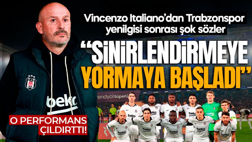 Vincenzo Italiano’dan Trabzonspor yenilgisi sonrası şok sözler: “Beni sinirlendirmeye, yormaya başladı”