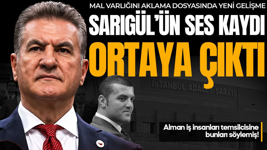 Mustafa Sarıgül’ün Alman iş insanları temsilcisi ile konuşması dosyaya girdi! Ses kaydı ortaya çıktı