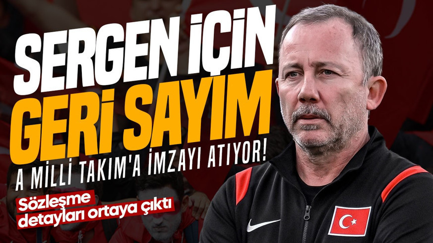 Sergen Yalçın için geriyi sayım: A Milli Takım'a imzayı atıyor! İşte sözleşme detayı...