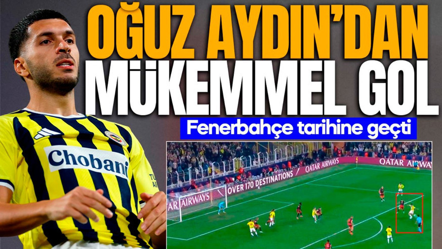 Oğuz Aydın’dan Slavia Prag’a mükemmel gol! Fenerbahçe tarihine geçti
