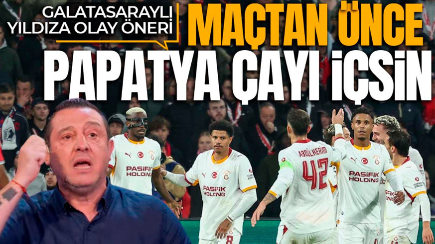 Nihat Kahveci’den Galatasaraylı yıldıza şaşkına çeviren öneri: “Maçtan önce papatya çayı içsin”