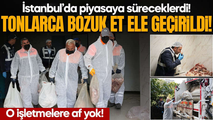 Hepsini piyasaya süreceklerdi! İstanbul'da 15 ton bozuk et ele geçirildi: "Halk sağlığıyla oynayanlara geçit vermeyeceğiz"