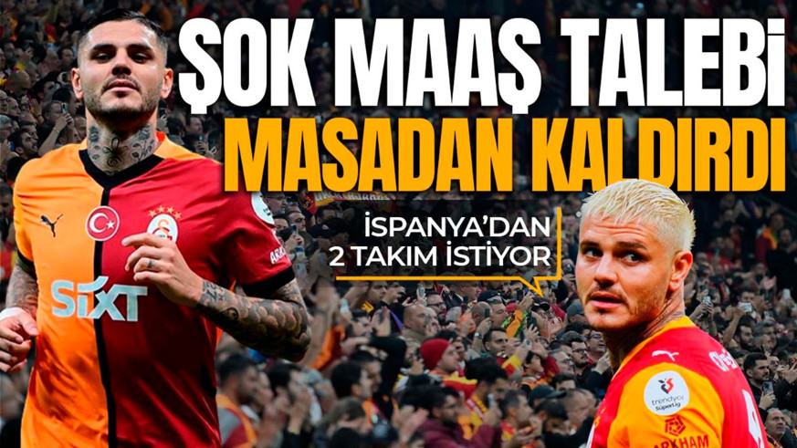 Galatasaray’dan ayrılan Icardi’ye 2 talip! İstediği maaş şoke etti! Anında masadan kalktılar