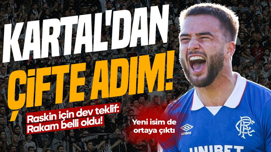 Beşiktaş'tan çifte adım! Raskin için dev teklif: Rakam ortaya çıktı! Yeni isim de ortaya çıktı