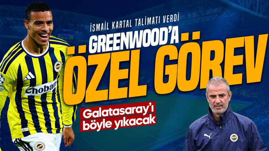 Galatasaray'ı böyle yıkacak! İsmail Kartal talimat verdi: Greenwood’a özel derbi görevi!