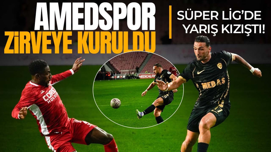 Süper Lig'de yarış kızıştı! Amedspor maç fazlasıyla lider