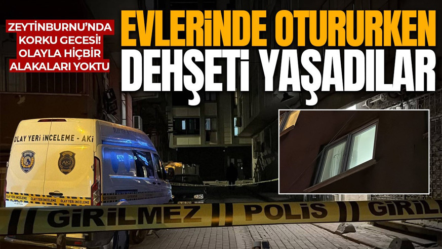 Zeytinburnu'nda korku gecesi! İki grubun kavgasında çevredeki binalar kurşunlandı!