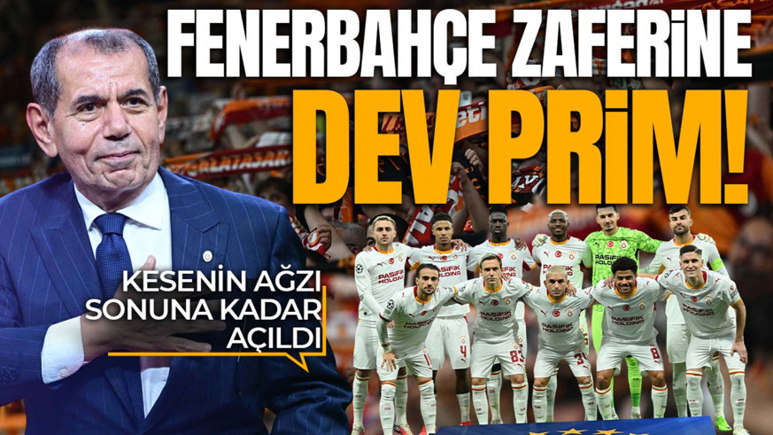 Galatasaray'dan Fenerbahçe'ye özel prim! Dursun Özbek derbi zaferi için kesenin ağzını açtı!