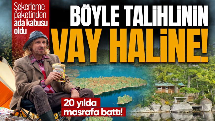 Böyle talihlinin vay haline! Şekerleme paketinden ada çıktı, 20 yılda masrafa battı! Sonunda satışa çıkardı