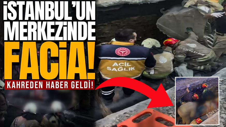 İstanbul'da yol çöktü! Acı haber geldi: Bir işçi hayatını kaybetti