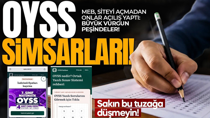 Ortak sınavlar öncesi velilere ve öğrencilere kritik uyarı! MEB siteyi açmadan onlar açılış yaptı: Sakın bu tuzağa düşmeyin