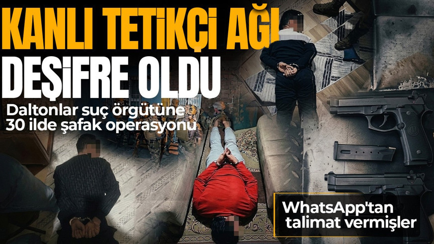 Sosyal medyadan tetikçi bulup WhatsApp'tan talimat vermişler! 30 ilde dev operasyon