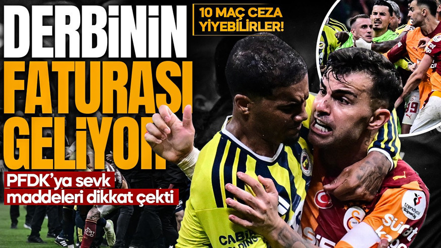 Derbi sonrası kavganın faturası belli oldu! Abdülkerim Bardakcı ve Archie Brown, PFDK'ye sevk edildi! Kaç maç ceza alacaklar?