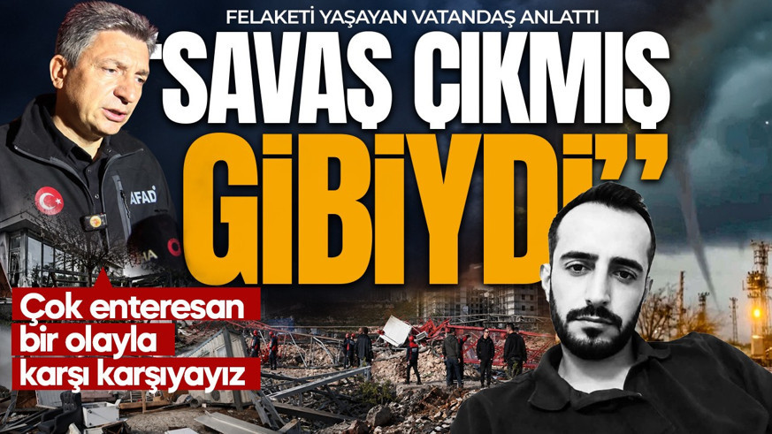 Antalya’daki hortum kabusu! Korku dolu o anları anlatı: Savaş çıkmış gibiydi.