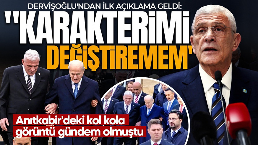 Bahçeli ile Anıtkabir merdivenlerini kol kola inmişlerdi! Müsavat Dervişoğlu'ndan ilk açıklama: Karakterimi değiştiremem